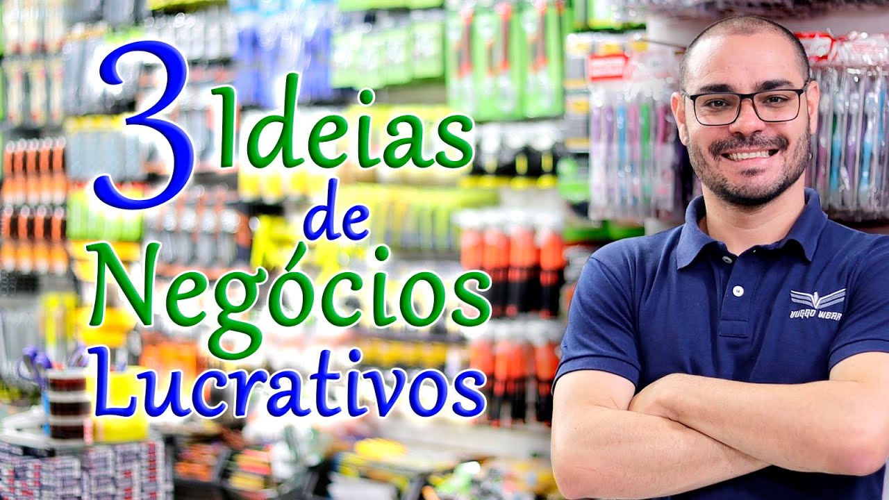 🟢​​ 3 IDEIAS DE NEGÓCIOS LUCRATIVOS PARA COMEÇAR AGORA!  - O MELHOR INVESTIMENTO!