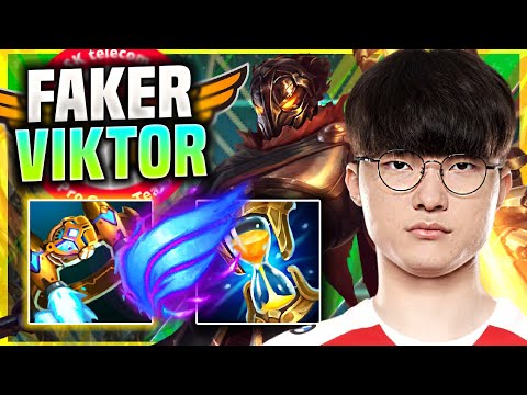 FAKER IS SO CLEAN WITH VIKTOR! - T1 Faker Plays Viktor Mid vs Lucian! | Season 11