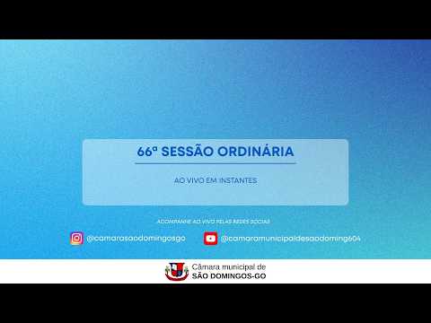 Sessão Ordinária do dia 14/04/2026 da Câmara Municipal de São Domingos-GO, às 18:00 hs