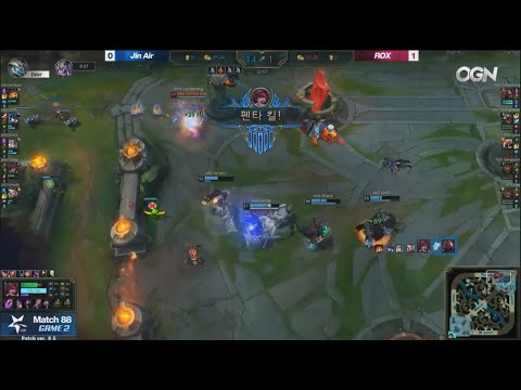 JAG Teddy had the Pentakill with Xayah vs ROX LCK Spring 2018 | By Global Esports