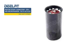 Motor Start Capacitor – 378 – 455 Microfarads - 7 x 3.6 x 7