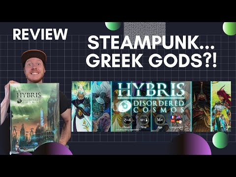 Hybris: Disordered Cosmos Review: Steampunk Greek God...Euro worker placement?!