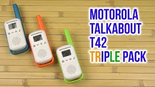 Motorola Talkabout T42 Triple Pack - відео 1