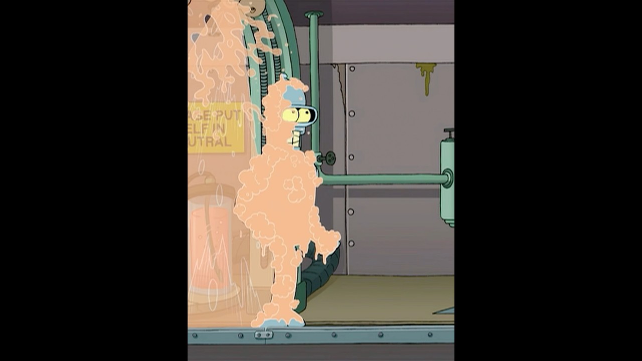 Bender’s Rainy Day #futurama #funny #cartoon #animation #thesimpsons