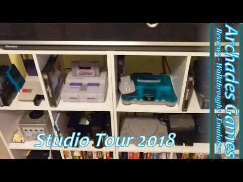 Game Room/Studio Tour 2018 - New Room Layout!