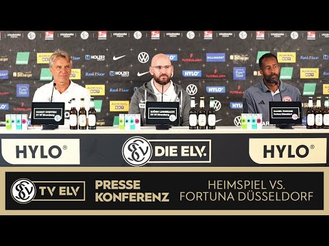 TV Elv // Pressekonferenz - SV Elversberg vs. Fortuna Düsseldorf / 0:5