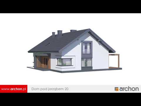 Dom pod jarząbem 20 - Interesująca parterówka I ARCHON+ Projekty Domów