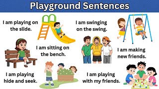 Fun Playground Sentences for Kids | Easy English Speaking Practice | Speak English Easily
