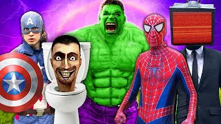 Avengers VS Skibidi Toilet VS Speaker Man VS TV Man