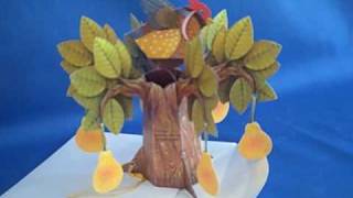 preview picture of video 'Pop-Up Partridge in a Pear Tree Christmas Card Gift!'