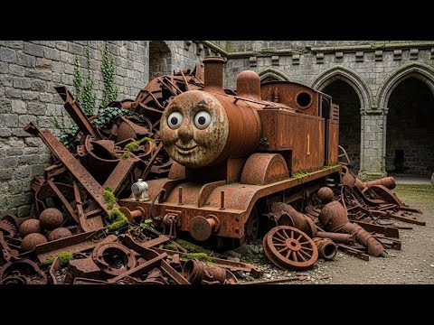 Crazy Restoration: Abandoned in a Old Castle Scrap for 20 Years- Thomas the Tank Engine Restored!