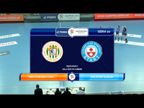 10. seria MKS Zagłębie Lubin - EKS Start Elbląg [skrót]