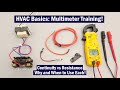 HVAC Multimeter Basics Measuring Electrical Resistance Vs Continuity Testing And Tips
