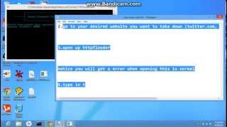 (TUTORIAL) how to take down a website