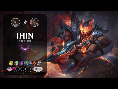 Jhin Mid vs Twisted Fate - NA Master Patch 14.1