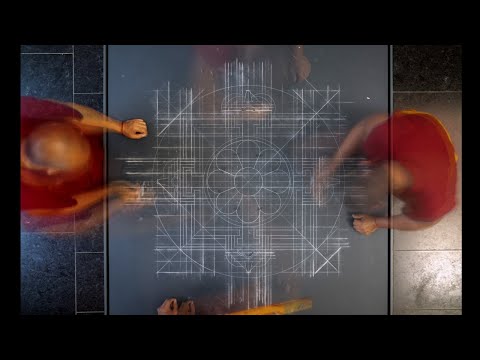 Sand Mandala Time-Lapse