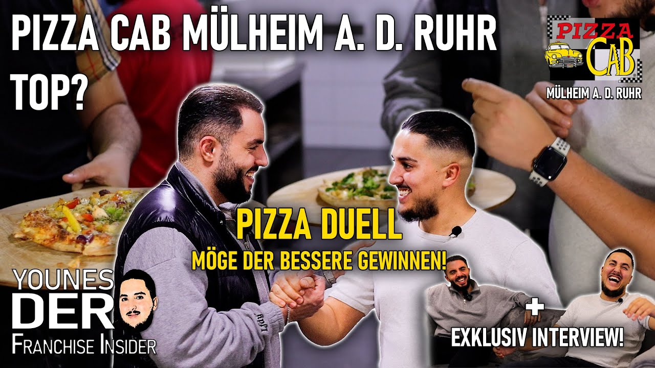 Pizza-Battle bei Pizza Cab Mülheim: Der Franchise Insider trifft erfolgreichen Jungunternehmer Ali
