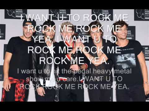 One Direction-Rock me instrumental with lyrics
