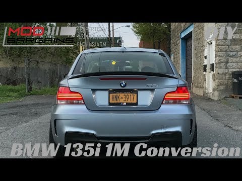 BMW 135i GETS 1M REAR BUMPER!!!!