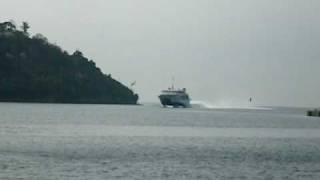 preview picture of video 'Fast Ferry to Oki'