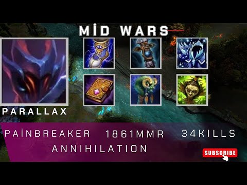 HoN | Mid Wars | Parallax | PainBreaker | 1861 MMR