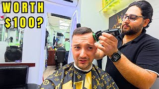 $100 Haircut & Shave In New York City, USA 🇺🇸