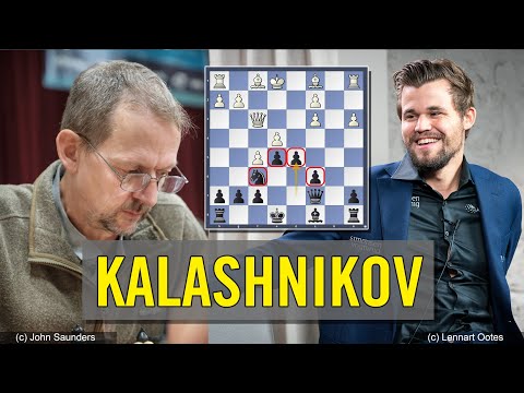 Carlsen with the Kalashnikov | Bjarke Sahl vs Magnus Carlsen, Norwegian Championship 2006