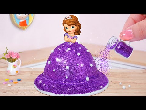 Beautiful Miniature Princess Sofia Cake Decorating 💜 How To Make Pull Me Up Cake | Tsunami Cake