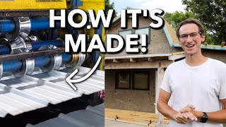 Our Best Buy Metals Roof Arrives! (Factory Tour & Color REVEALED) | Abandoned Shed to Tiny House