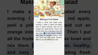 Making a Fruit Salad