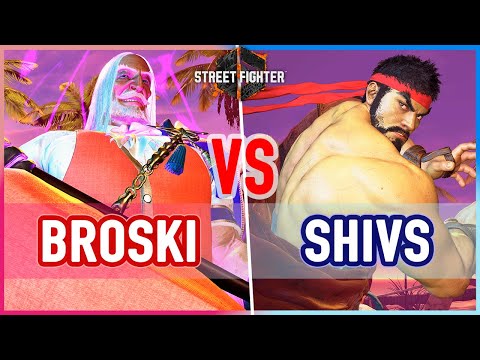 SF6 🔥 Broski (JP) vs Shivs (Ryu) 🔥 Street Fighter 6