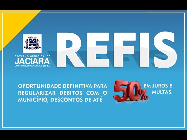 REFIS - PROGRAMA DE RECUPERAO FISCAL 2017