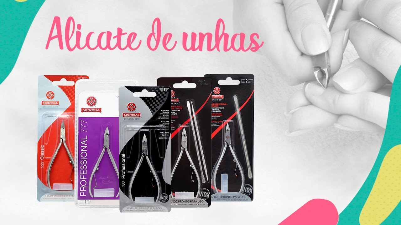 Kit 10 Alicates Mundial 777 Inox Profissional | Belezeira
