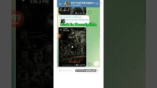 Download KGF Chapter 2 Hindi Telegram