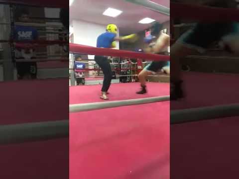 spar with Erick bone