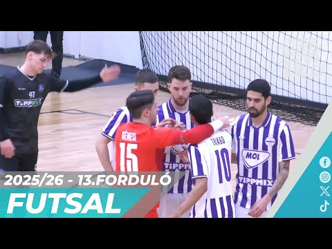 H O P E  Futsal Alpassport – Újpest FC | 3 - 5 | Férfi Futsal NB I | 13  forduló | MLSZTV