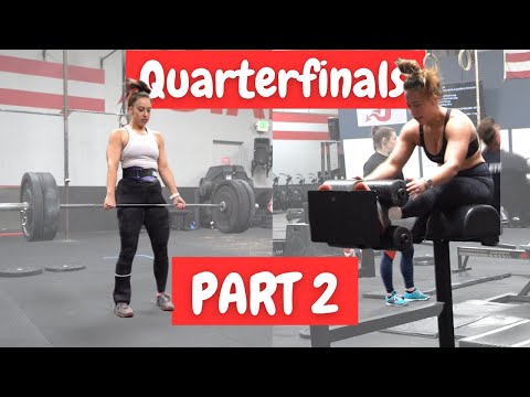 I COULD ACTUALLY DO THESE WORKOUTs! // Quarterfinals workouts 4 & 5!