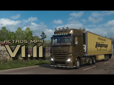 Euro Truck Simulator 2 - Mercedes Actros MP4 V1.11 - Test Drive Thursday - #47