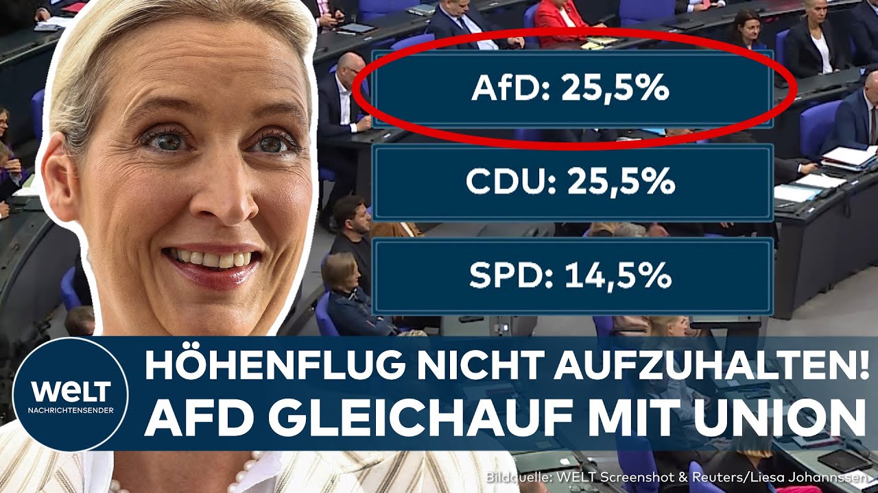 DEUTSCHLAND: AfD erreicht neuen Höchstwert! Höhenflug laut Insa-Umfrage nicht aufzuhalten!