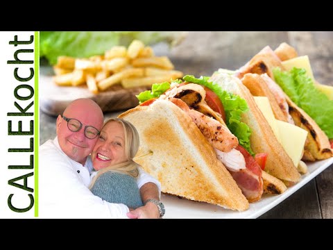 Club Sandwich mit Hähnchen. So machst Du den perfekten Snack!