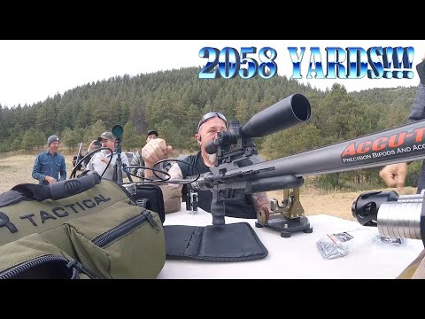 Worlds Record Longest Air Rifle Shot 2058 yards, 1.17 miles .                   Texan .308 Big Bore