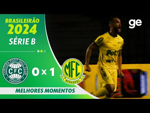 Gols e lances de Coritiba x Mirassol