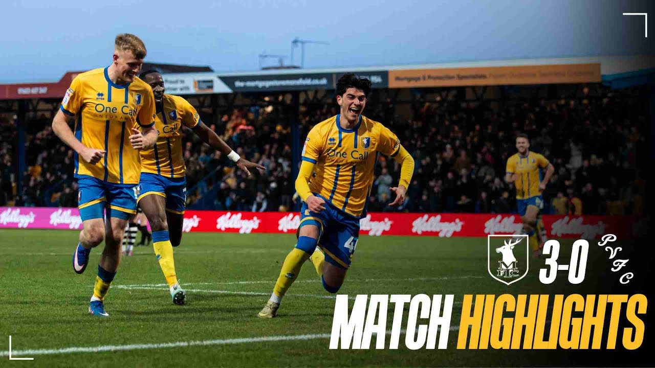 Mansfield Town vs Port Vale Highlights