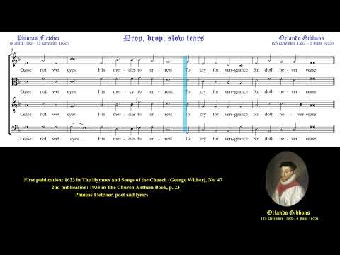 Drop, drop, slow tears. Orlando Gibbons. Voces8