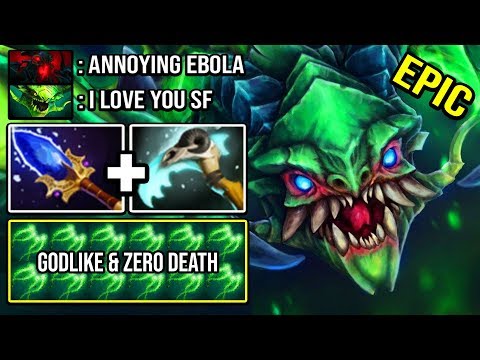 EBOLA BUILD IS BACK Endless Ulti Spam Toying SF Mid Ft. Scepter + Hex Viper Immortal No Death DotA 2