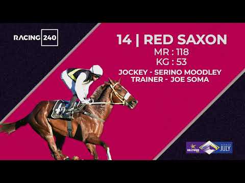 Durban July Pen Pic - Red Saxon #HWDJ2022