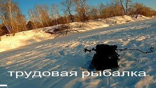 Рыбалка на реке тобол зимняя