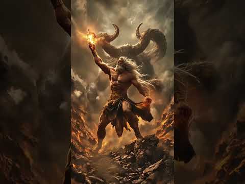 Zeus vs Cronus – The Epic Battle of Gods | AI Fantasy Animation