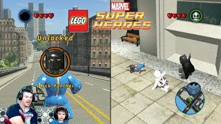 Black Panther Unlocked in Lego Marvel SuperHeroes - Rescuing his cat Mr. Tiddles!
