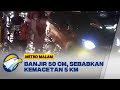 Jalan Imam Bonjol Bekasi Terendam Banjir, Ketinggian Air Capai Setengah Meter